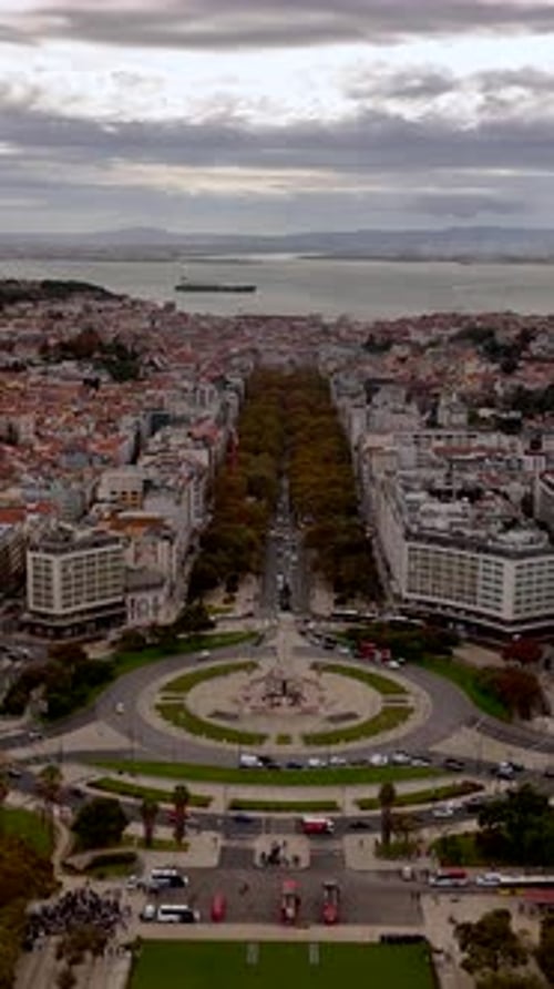 Lisboa Capital City Horizon Urban Skyline View Lisboa