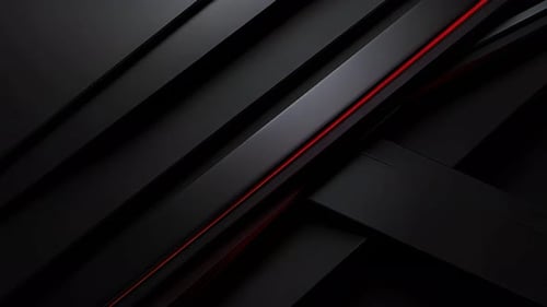 Modern Abstract Geometric Background with Red Glowing Lines