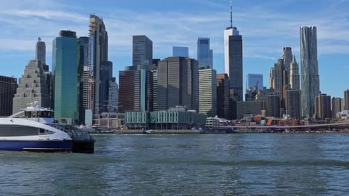 Modern skyline of Lower Manhattan