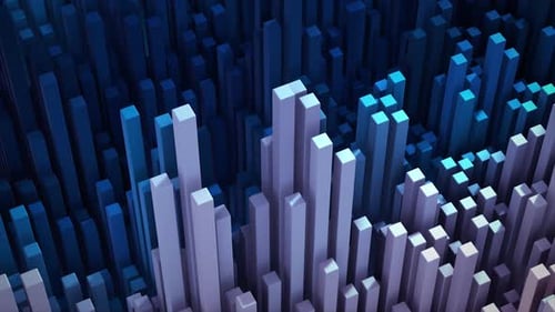 Colorful Cubes Background V12