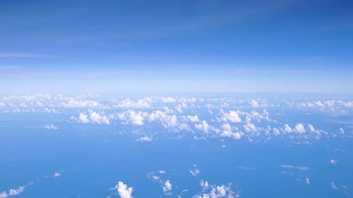 Beautiful blue sky wide landscape background, amazing paradise