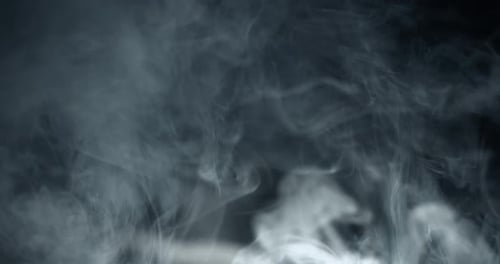 Wispy Abstract Smoke Effect on Dark Background