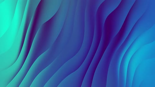 3D Modern Waves Curve Abstract Animated Background