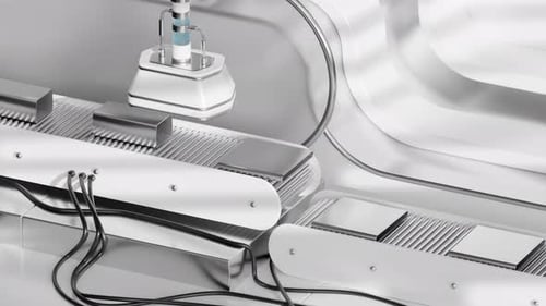 3D Battery Factory Machine Loop