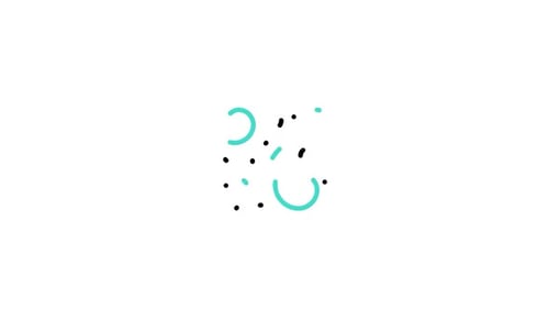Animiertes Konfetti-Symbol