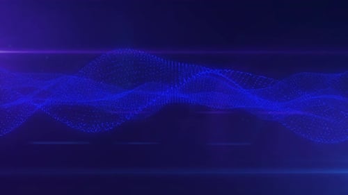 fundo cibernético de tecnologia azul