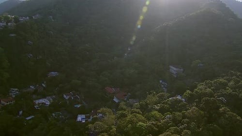 Praia de São Conrado, Rio de Janeiro, Brasil, vista aérea exótica