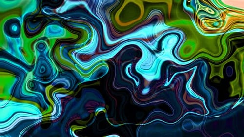 Abstract Colorful Fluid Wavy Motion Background