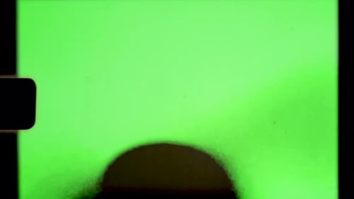 8Mm Film Burn Effect Animation with Overlay of Flickering Frames of Noise and Dust