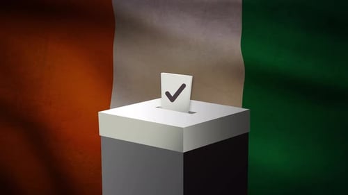 Animated Voting Ballot Box for Election and Political Campaigns