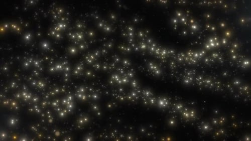 Golden Particles Stream