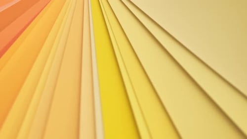 Abstract Display of Colorful Paper Swatches