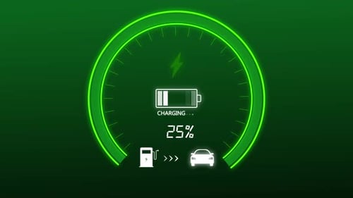 Transportation with an electric dashboard display.
