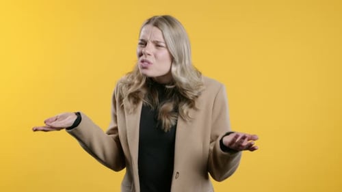 Curious 30s Woman Doesn't Hear Asking What Quiet Sound Deaf Misunderstand