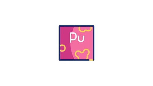 Animiertes Plutonium-Symbol