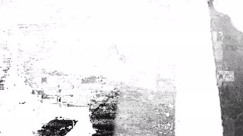 Superposición Cinemática Grunge Glitch con polvo, arañazos y ruido