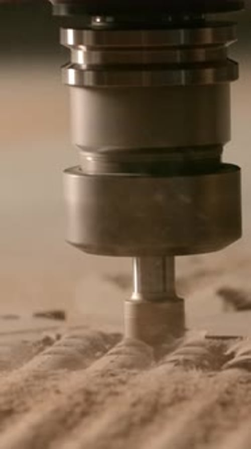 CNC Mill Carving Wood Material