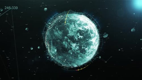 A digital representation on connectivity of the futuristic Earth