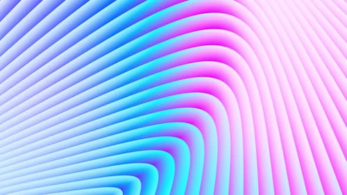 Abstract Neon Geometric Lines Dynamic Wave Background Loop