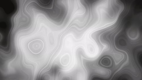 Abstract Fluid Morphing Grayscale Lines Motion Background