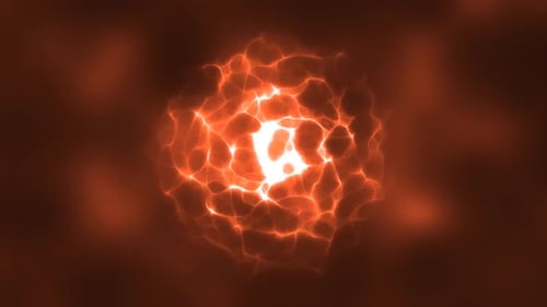 Abstract Pulsing Energy Core Seamless Loop Animation
