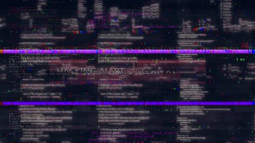 Cybercrime Security system Glitch Effect, Error System Failure Emergency Error, Virus, Hacked System