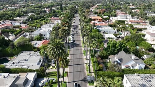 Beverly Hills at Los Angeles in California United States.