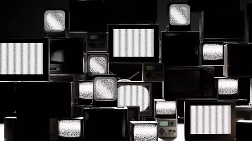 Retro TV 3D Loop Animation