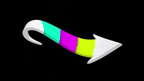 Multi Colours Arrow Reveal