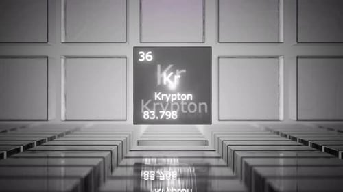 Periodic Table Element Reveal: Krypton Atomic Number 36