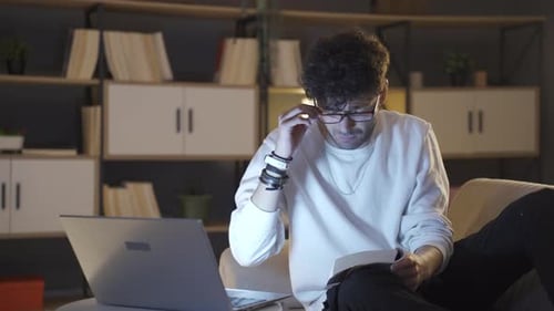Problem mit Sehbehinderung.