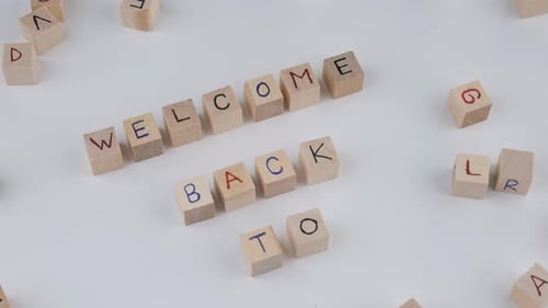 welcome back to wooden alphabet