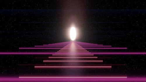Abstrakter endloser Hintergrund, Filmmusik Tunnel