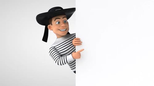 Fun breton character animation