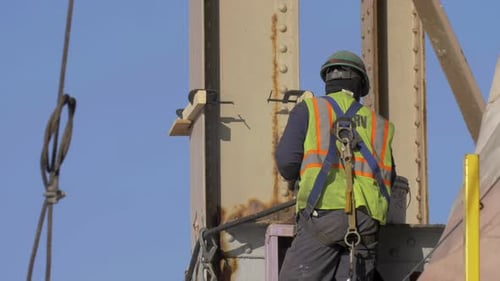 Trabajador de la construcción en Nueva York