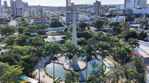 Monument de l'obélisque à Campina Grande à Paraiba au Brésil.