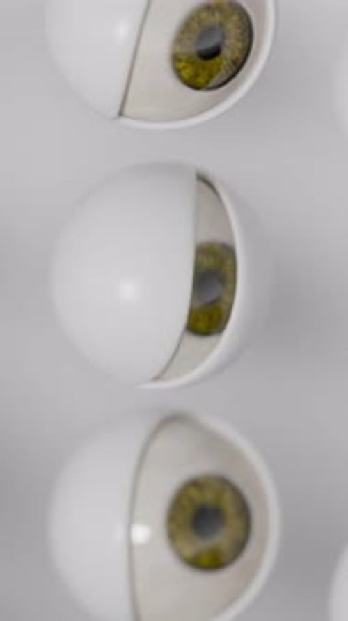 Eyes 3D Loop Reaction Animation