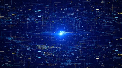 Metaverse Abstract Background Tunnel Metaverse Virtual Cyber Space Internet of Things IOT