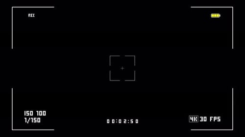 Pantalla de marca de tiempo de cámara de vídeo