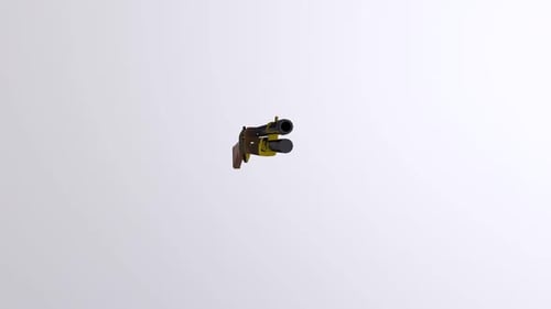 Shotgun 3d object rotating loop