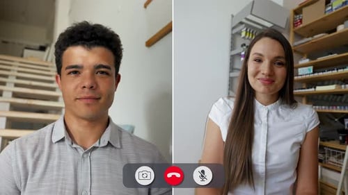 Engaging Split Screen Conversation Between Two Professionals