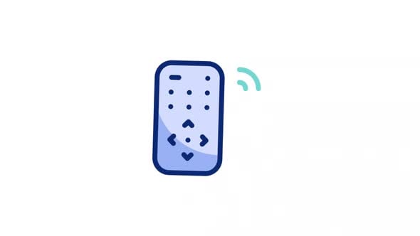 Remote Control Animated Alpha Icons , Elements Motion Graphics ft ...