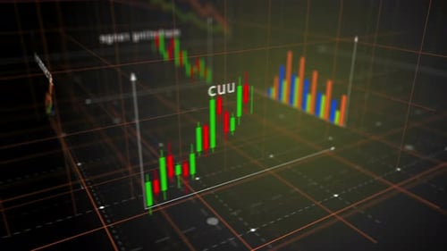 Dynamic 3D Business Data Charts and Graphs Animation