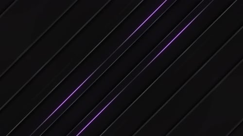 Purple Neon Diagonal Lines Background