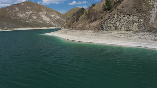 Aerial Delight in the Mesmerizing View of KazenoyAm Alpine Lake