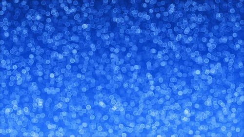 Blue Background of Bokeh Loop Animation