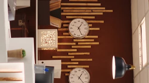 Vertical Video Cozy Resort Check in Desk