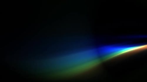 Dynamic Abstract Neon Light Rays Transition