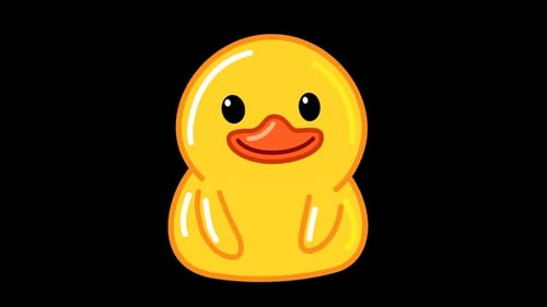 Satisfied Duck Animated Emoji