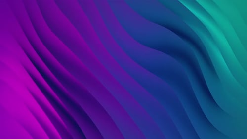 Arrière-plan animé abstrait de la courbe des vagues modernes 3D